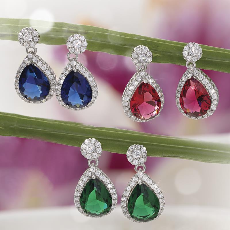 Teardrop DiamondAura Earrings